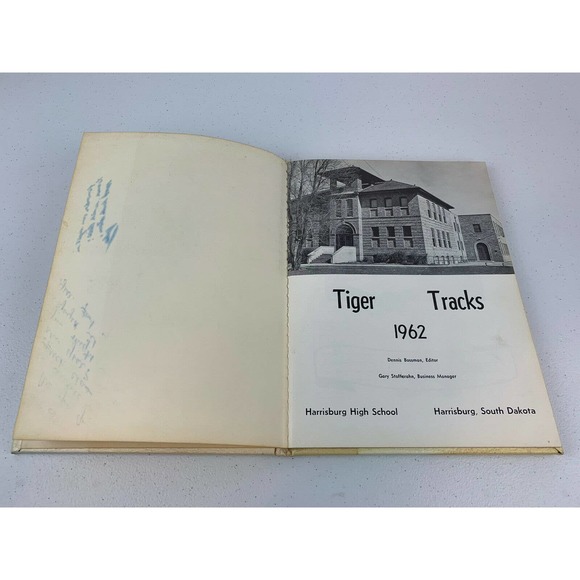 Tiger Tracks 1962 Yearbook Harrisburg South Dakota READ - Picture 6 of 10